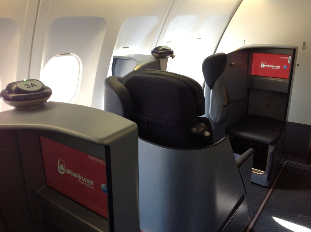 airberlin fully flat seat business class review