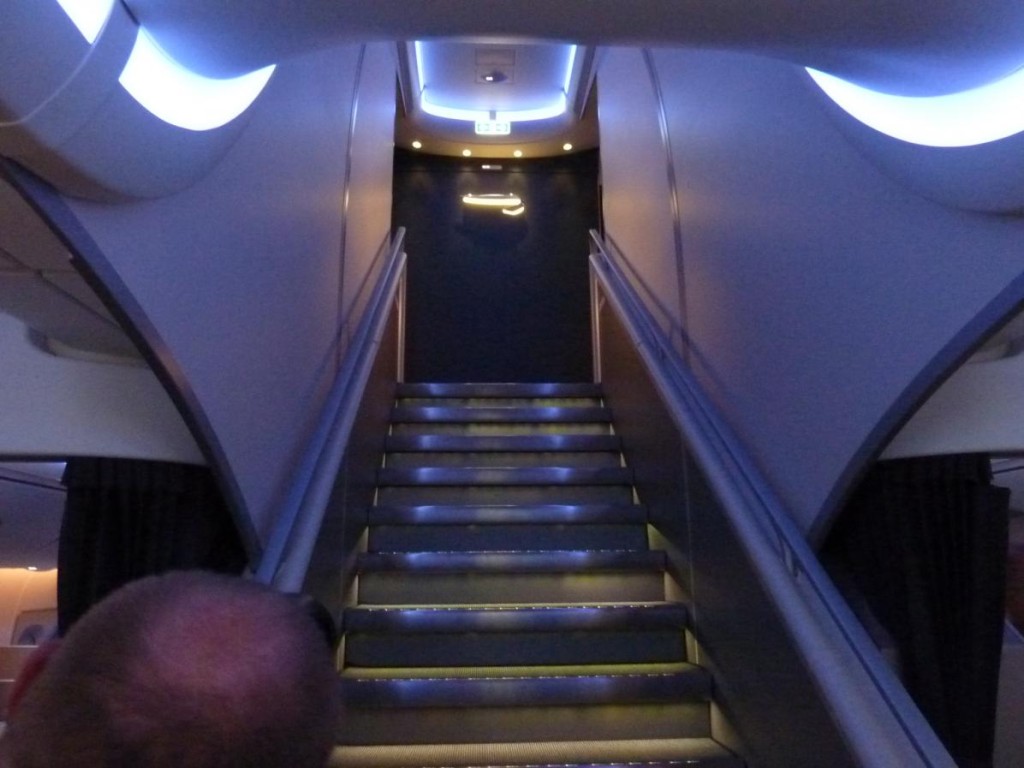 A380 staircase