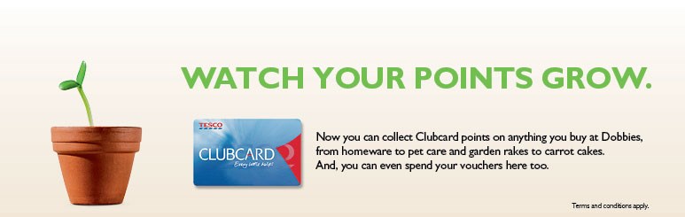 clubcard points to stop at dobbies garden centres how many frequent flyer points do you earn per flight