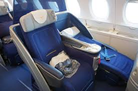 Lufthansa business class seat