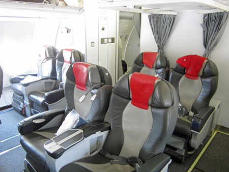 Meridiana business class