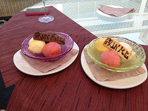 Gran Melia Rome sorbet