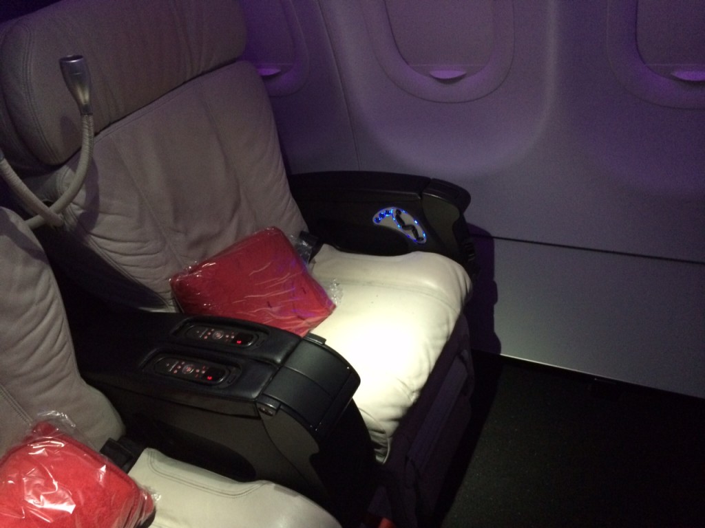 Virgin America First Class 1 review