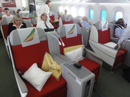 Ethiopian Airways business class 787