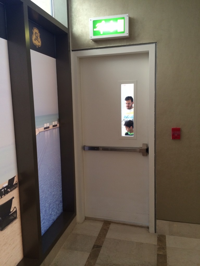 St Regis Doha fire door