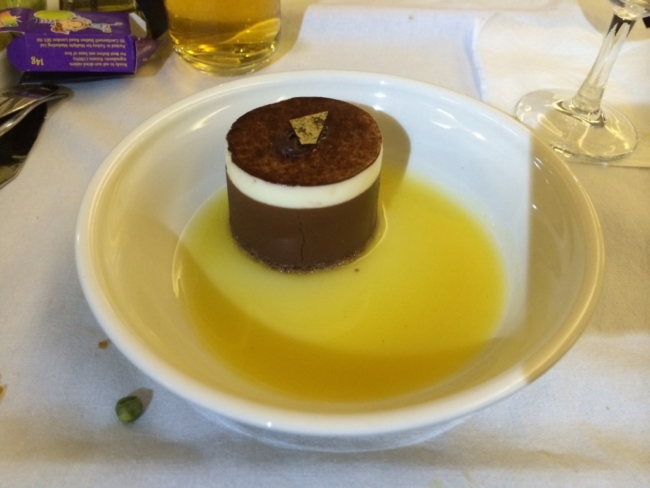 British Airways Club World dessert