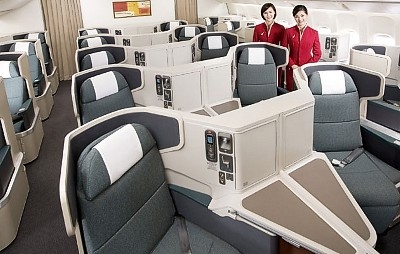 Cathay business class