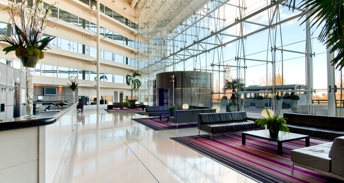 My Review Of Hilton London Heathrow Terminal 4 Hilton Heathrow Airport Hotel Review Lobby
