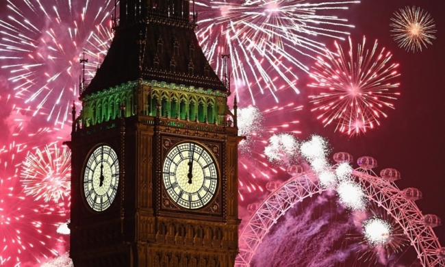 London's New Year's Eve fireworks