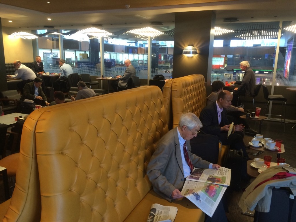 Virgin Trains West Coast First Class lounge London Euston