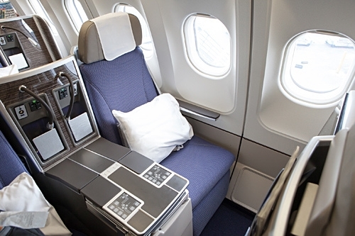 Brussels Airlines business class seat