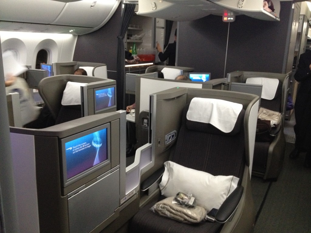 What are the best seats on a British Airways Boeing 787-8?