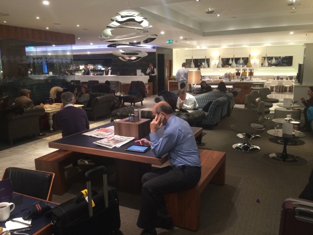 No1 lounge Heathrow Terminal 3 review