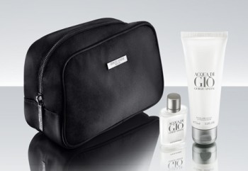 Armani amenity kit Qatar Airways A380