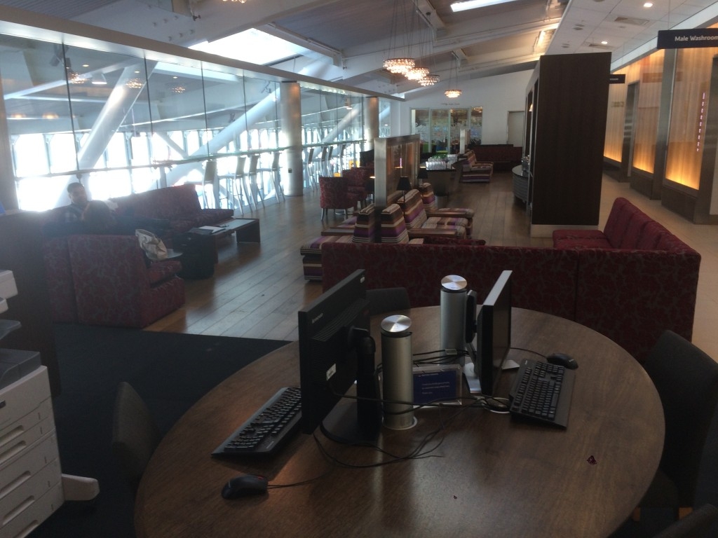 British Airways lounge Heathrow Terminal 5B satellite