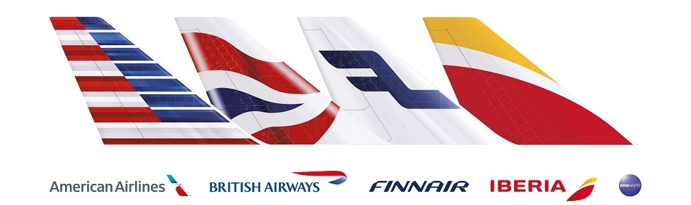 BA AA Finnair IB