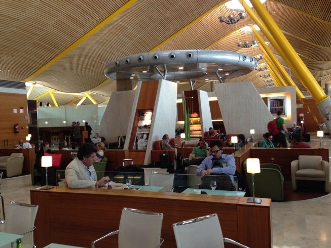 Iberia Dali VIP lounge in Madrid