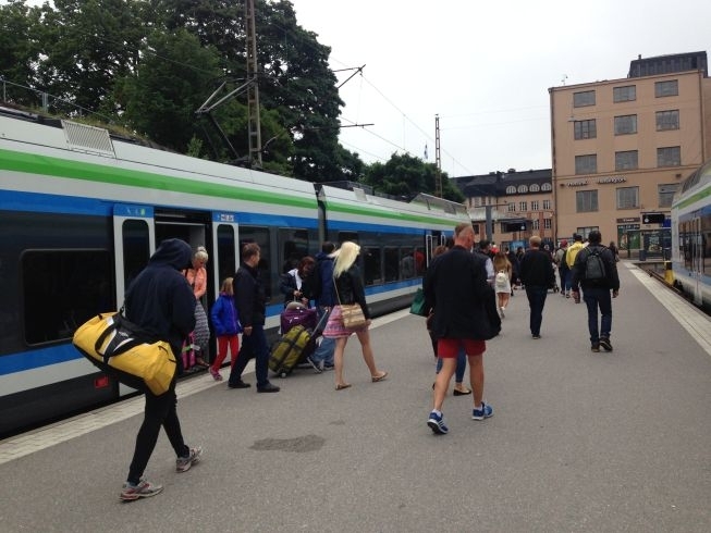 Helsinki Train station train