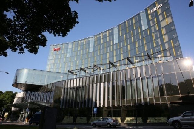 hilton hotel tallinn park exterior press picture