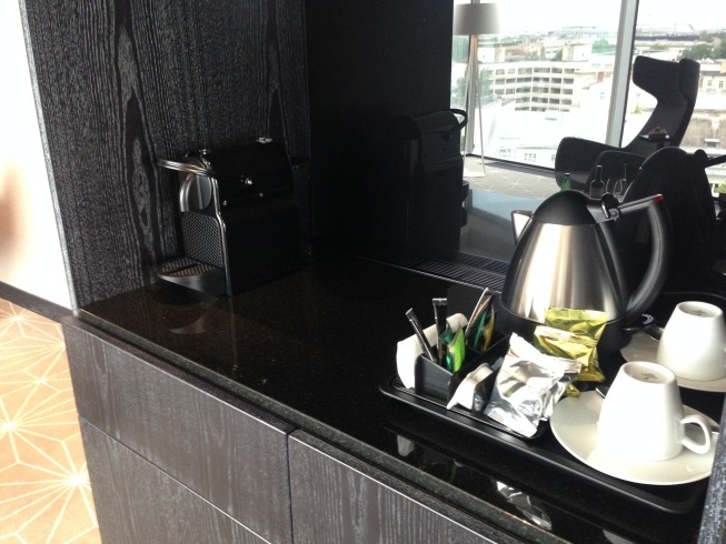 hilton tallinn park review suite room nespresso and kettle