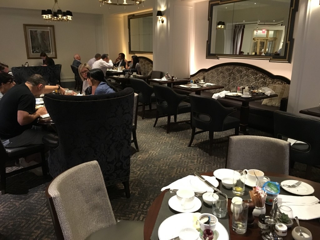 Review of InterContinental New York Barclay hotel restaurant