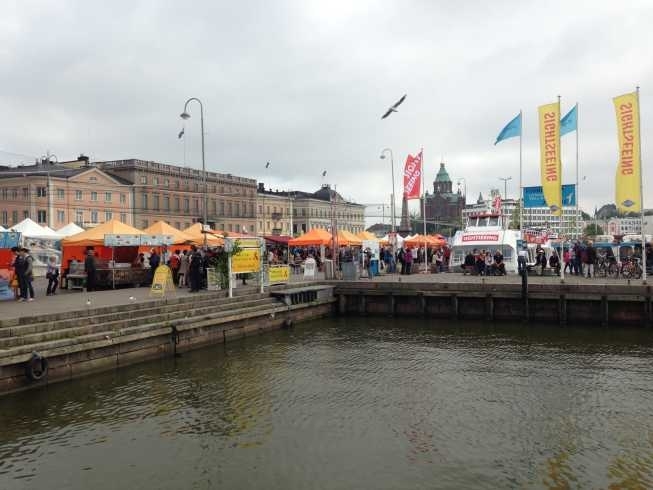 Helsinki city market waterfromt