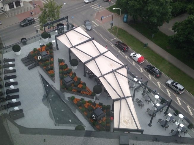 hilton tallinn park review terrace bird perspective