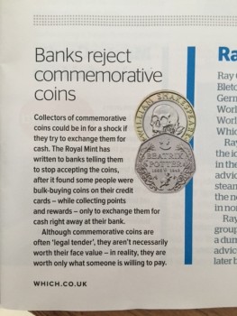 Which? magazine commemorative coins