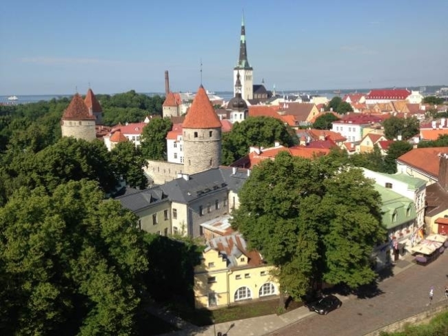 tallinn estonia old town view point