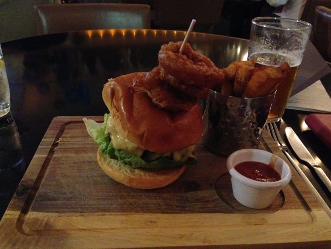 aloft liverpool NYL food burger