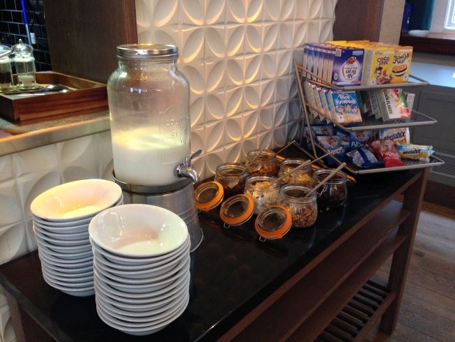 aloft liverpool hotel review breakfast cereals