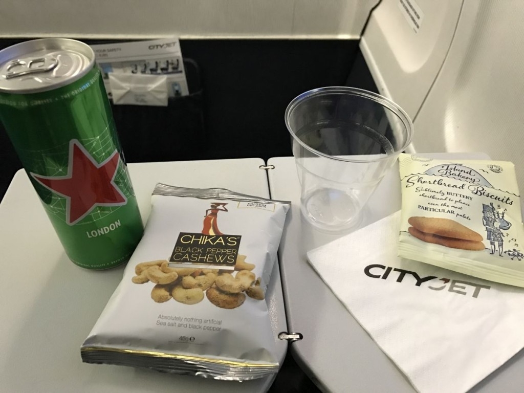 CityJet flight review London City to Amsterdam