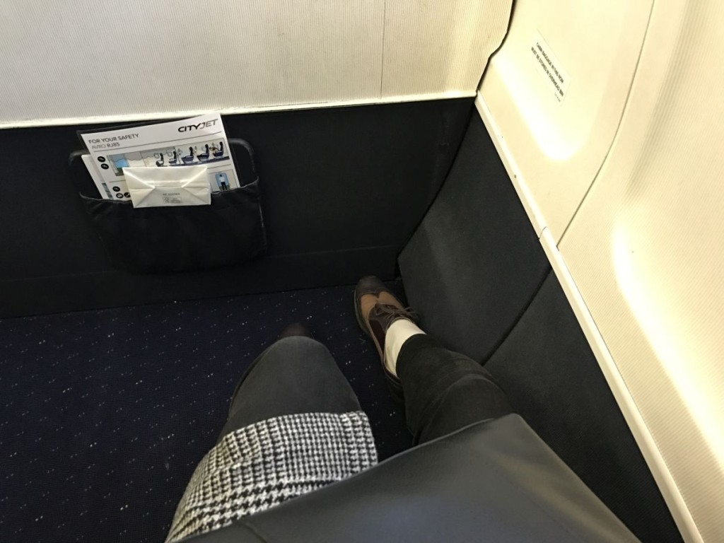 CityJet flight review London City to Amsterdam