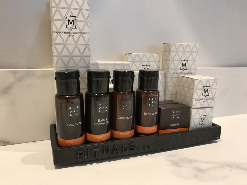 Gran Hotel Montesol Curio Hilton Ibiza toiletries rituals