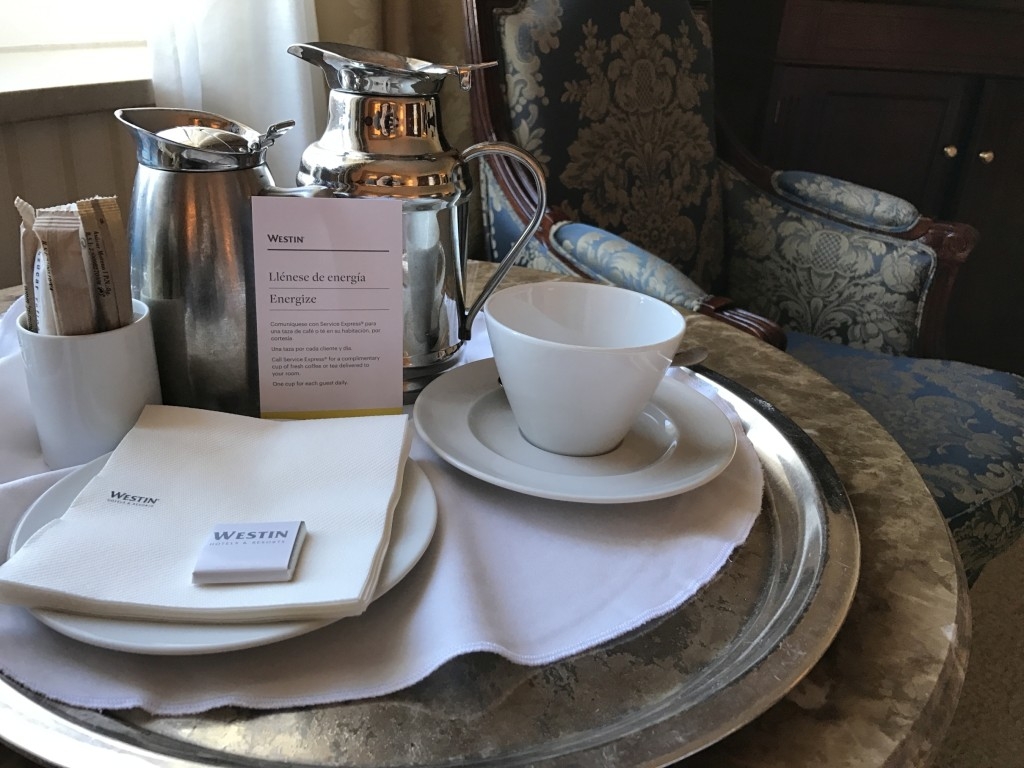 The Westin Palace Madrid coffee service