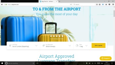 airportr to and from the airport luggage collection travel