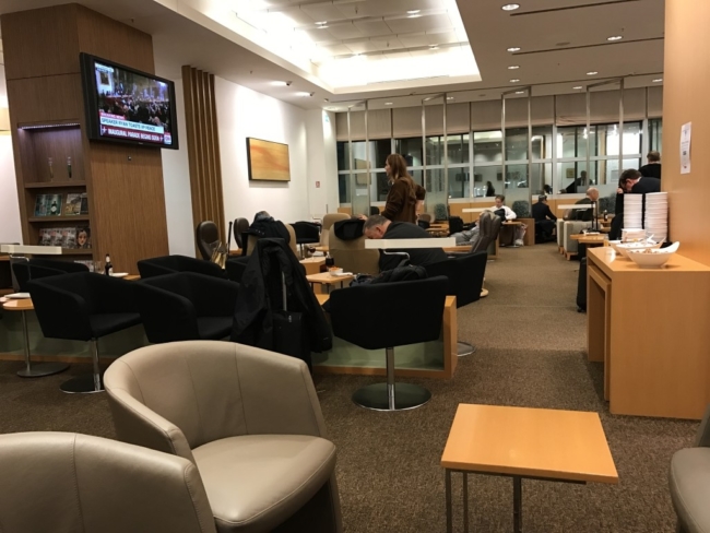 Review JAL Sakura Lounge at Frankfurt Airport