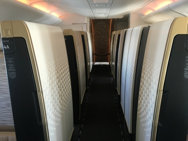 Etihad A380 First Class Apartment review London to Abu Dhabi