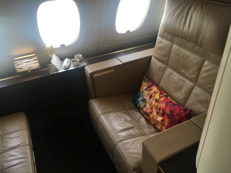 Etihad A380 First Class Apartment review London to Abu Dhabi