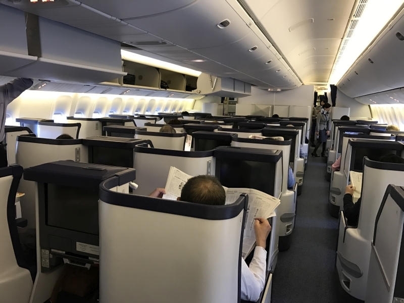 ANA business class flight review London Heathrow to Tokyo Haneda