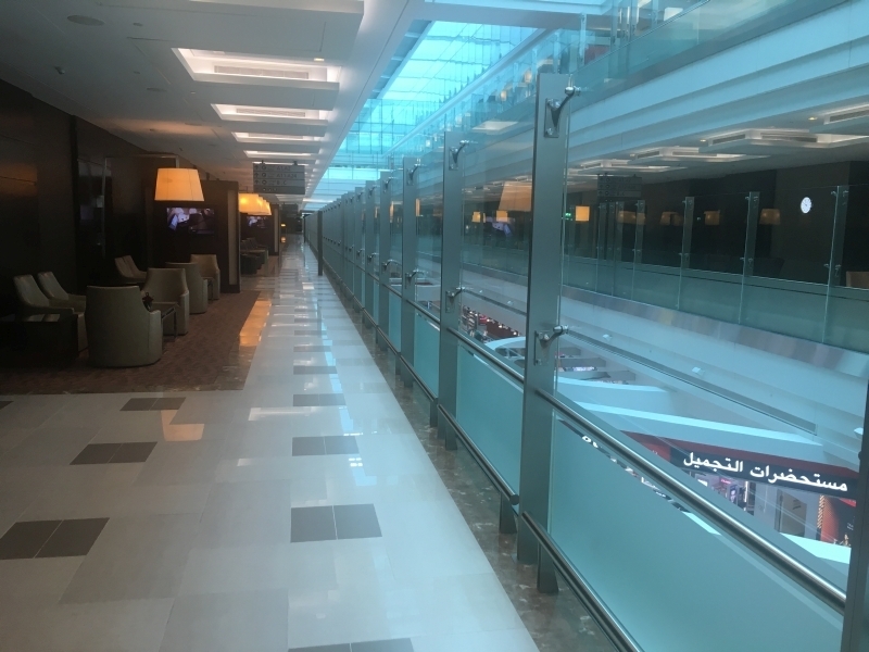 Emirates First Class lounge Dubai Airport review