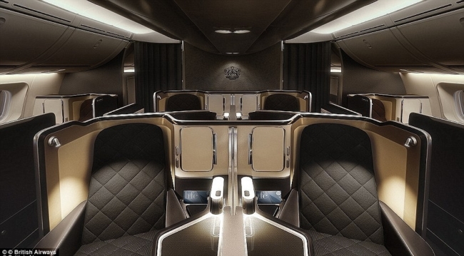 British Airways First Class middle pair