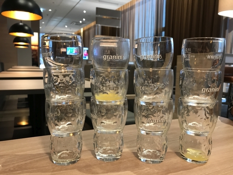 Hampton by Hilton Alexanderplatz Granini glasses review