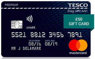 tesco credit card promotion code