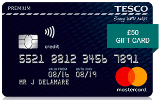 Tesco Premium Credit Card £50