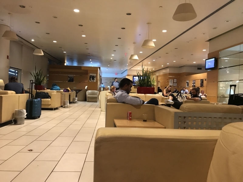 Norwegian premium review - Alitalia lounge New York JFK Terminal 7