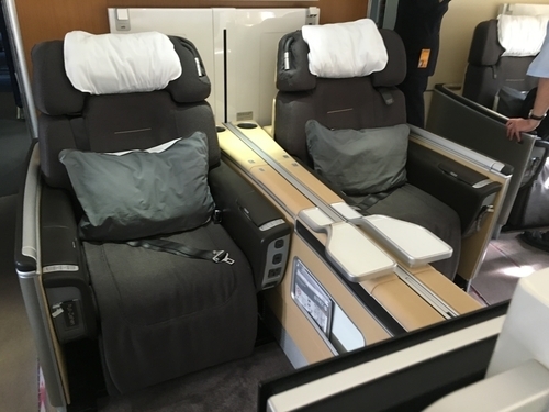 Lufthansa 747-8 First Class review - seat 4