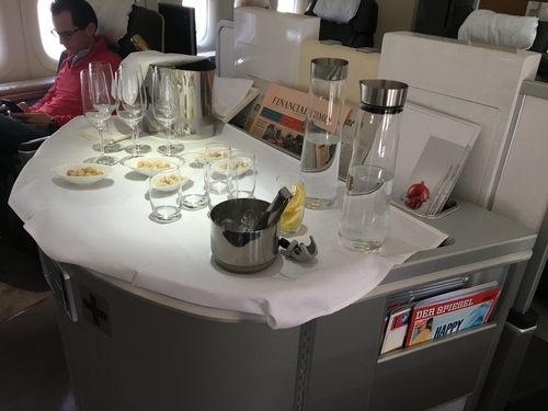 Lufthansa 747-8 First Class review - seat 5