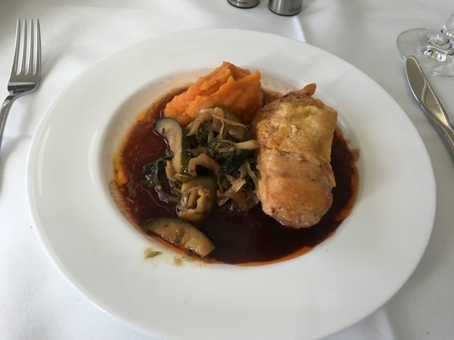 Lufthansa First Class food 4