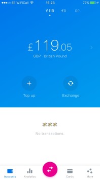 Revolut screenshot